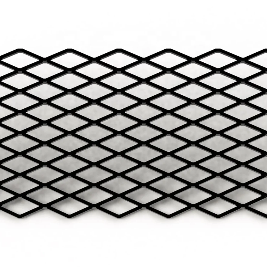 Stainless steel aluminum small hole expanded metal mesh panel for filter mesh