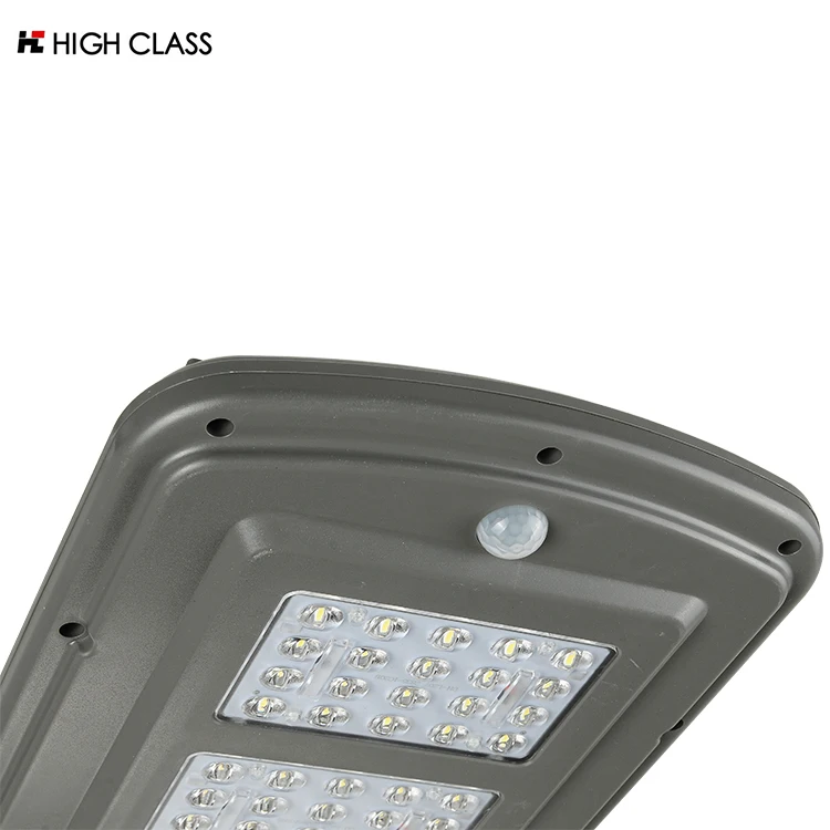 High lumen SMD 10w 20w 40w 50w 60w 100w IP65 outdoor integrated motion sensor all in one solar led street light price