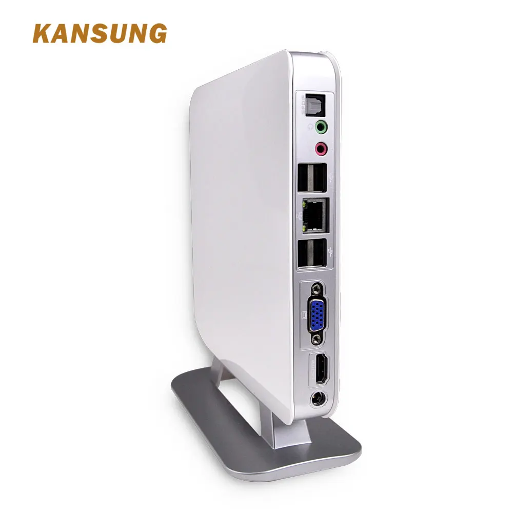 KANSUNG AMD двухъядерный процессор Linux Ubuntu Gigabit LAN HD Видео порты и разъёмы VGA 6USB мини настольный компьютер