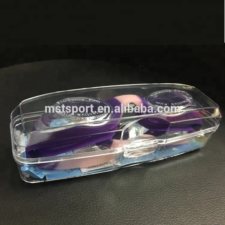 2018 PC lenes100% UV protection best anti-fog adjust swim goggle with silicone straps