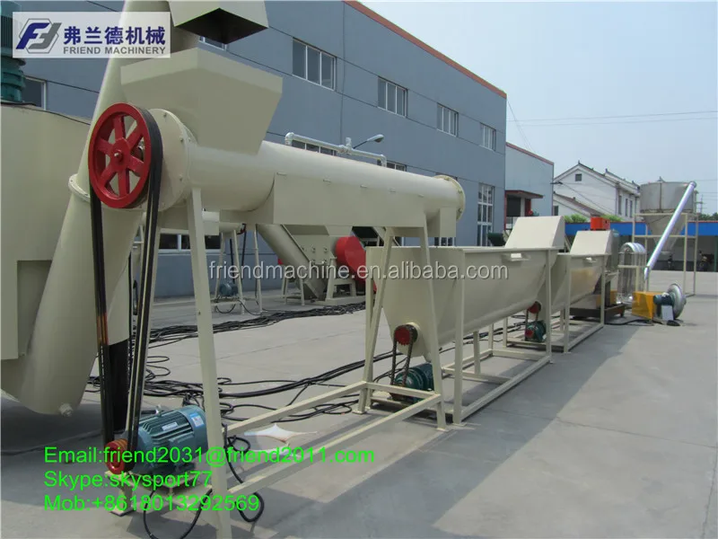 PET bottle plastic recycling line