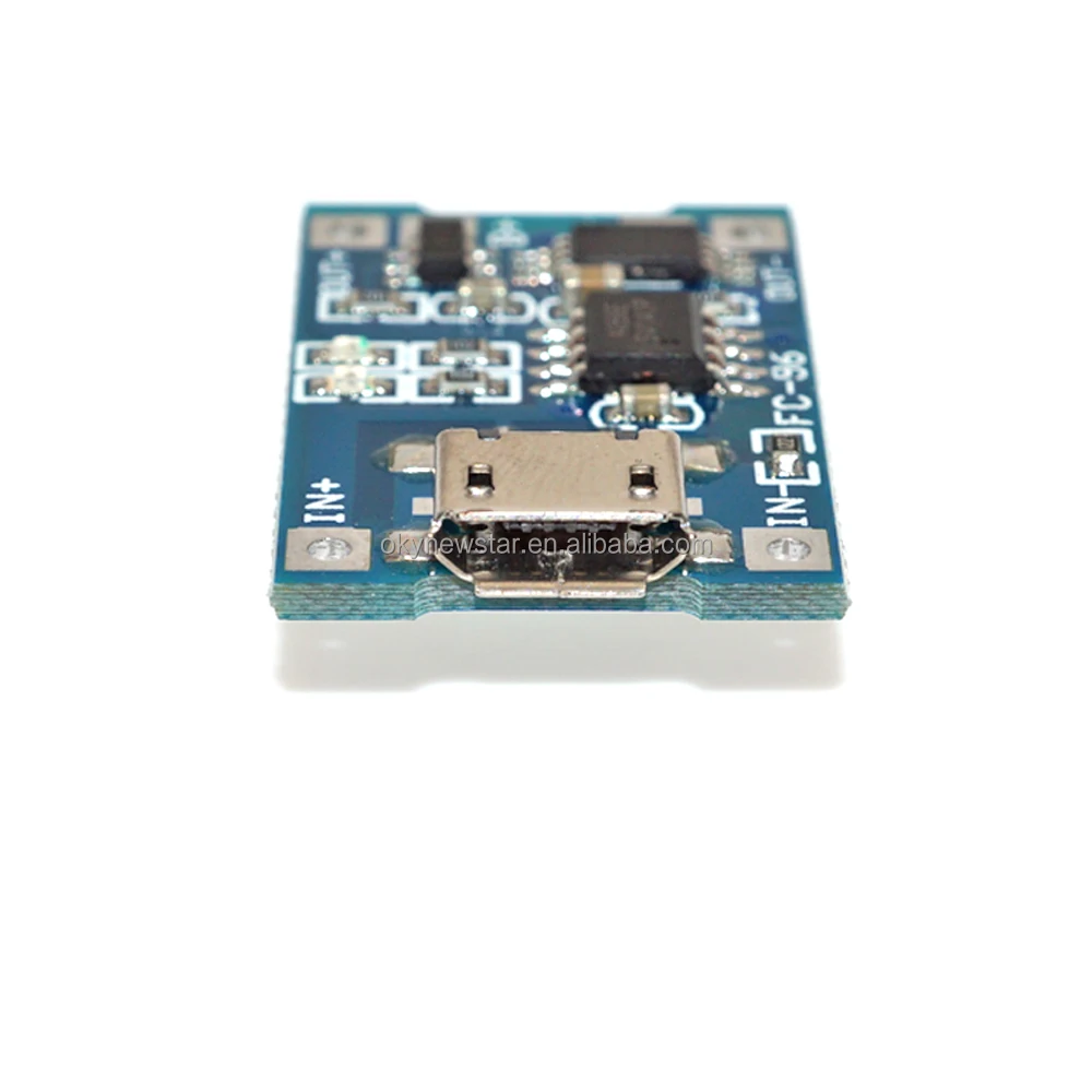 Зарядная плата TP4056 5 В 1 А Micro USB 18650 модуль зарядного устройства для литиевой