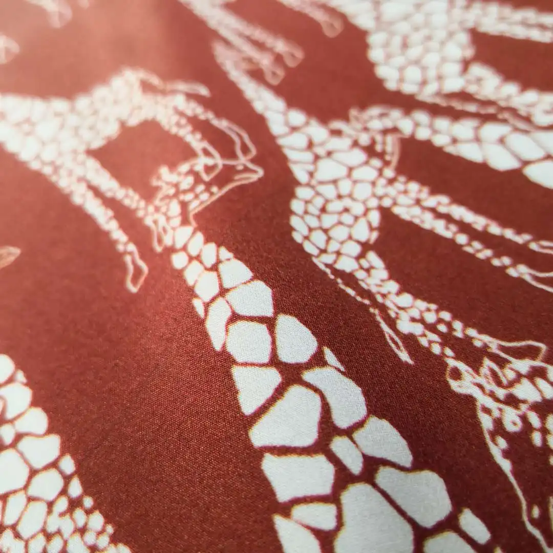 100% Pure Silk 16mm Digital Printing Satin with High Quality for Female