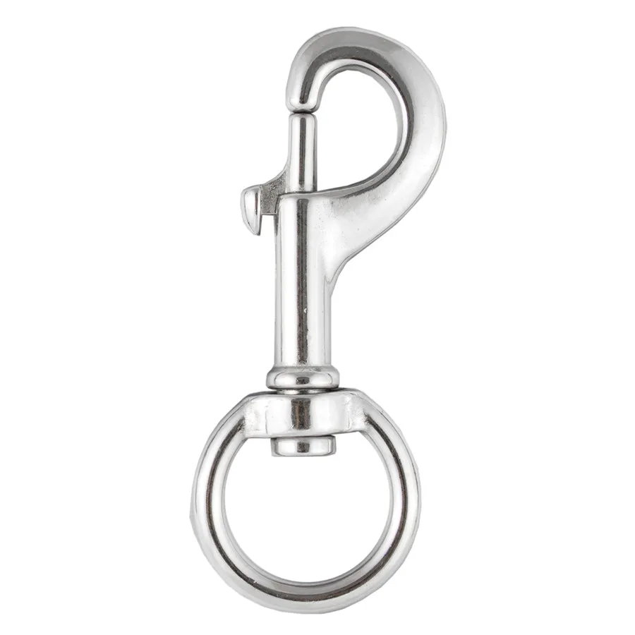 Stainless Steel Scuba Diving Rite Small Medium Large Swivel Bolt Snap Hook