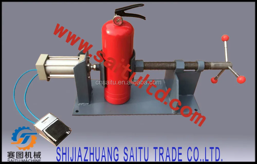 SAITU COMPANY Vise for assembling, disassembling and pressurizing fire extinguishers
