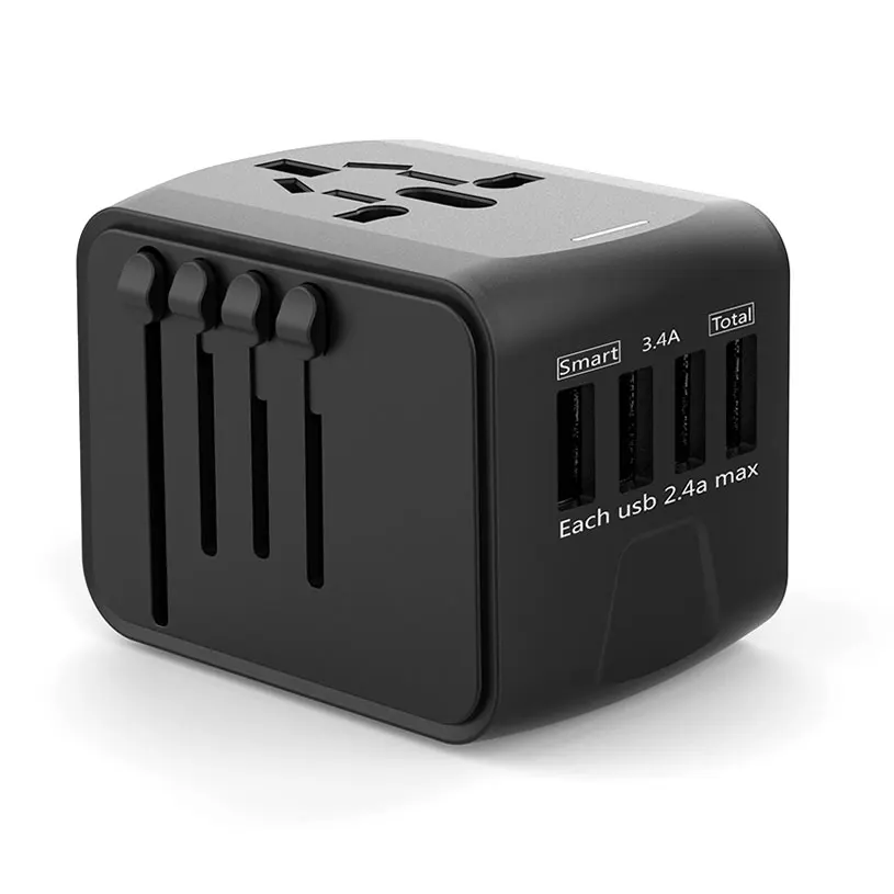 Otravel 2017 new arrival best selling best quality cheapest price 4 usb adaptor universal travel adaptor