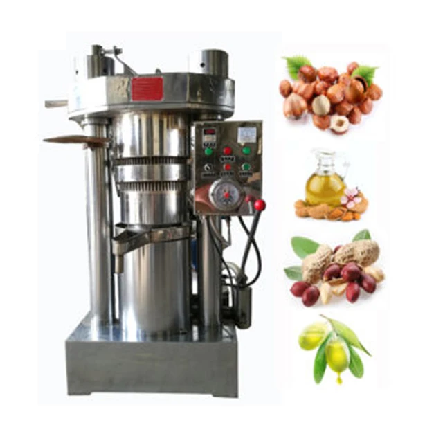 New automatic hydraulic cold presser sesame peanut soybean oil press machine