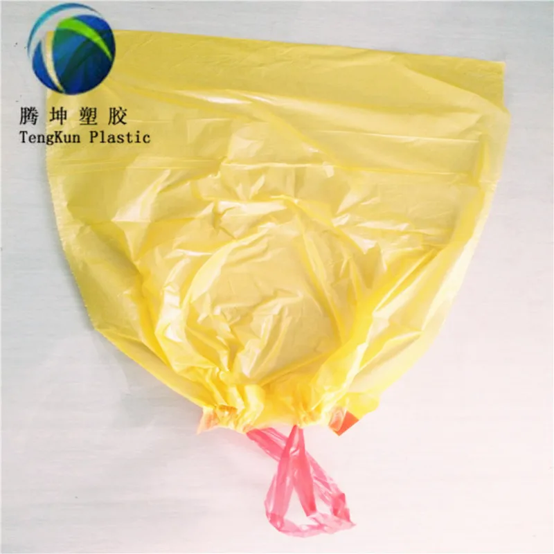 Raw Materials Garbage Bag with Tie String