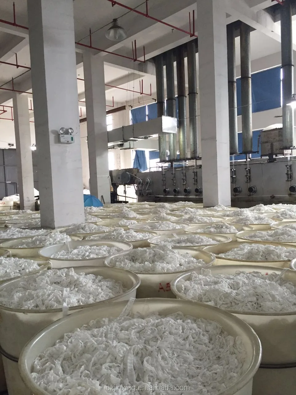 modified polyester Bosilun Cationic flock tow 1.5D semi-dull fiber instead of Acrylic tow