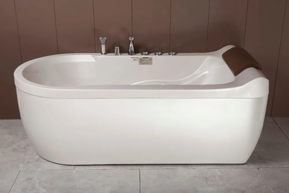 New Design Free Standing Whirlpool SPA Bathtub Massage jet Bath Tub Bathroom corner acrylic bathtub