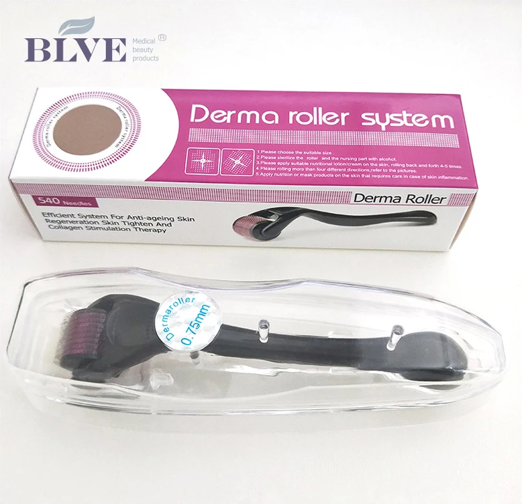  Косметический одноразовый микроиглы 540 dermaroller derma roller 0 5 мм титановый для лица и