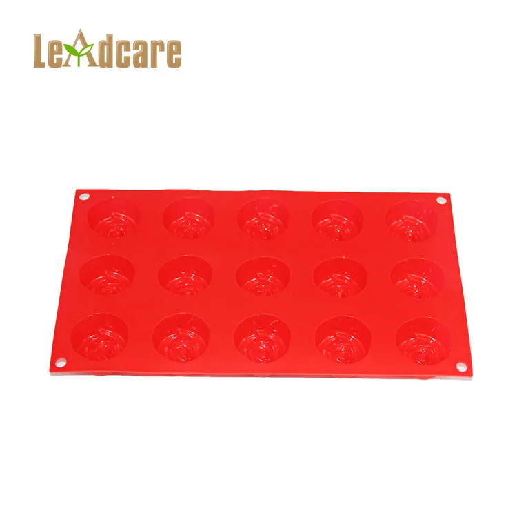 15 cavity rose flower shaped silicone chocolate mold chocolate baking mold chocolate cake candy mold