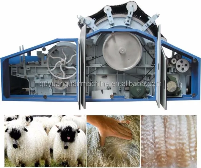 A186 Worsted Sheep Wool Fiber Carding Machine With ISO and CE