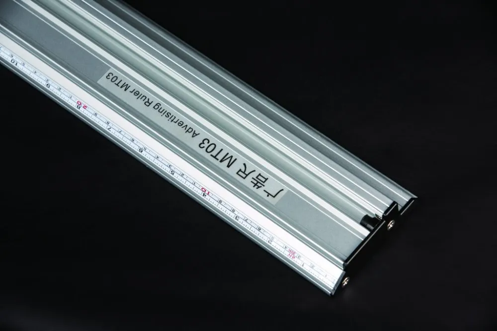2020 1300mm Ruler with Protective Cover Length Long  Decorative Materials and Advertising Ruler Set MT03-1300 / 3.1552.0005