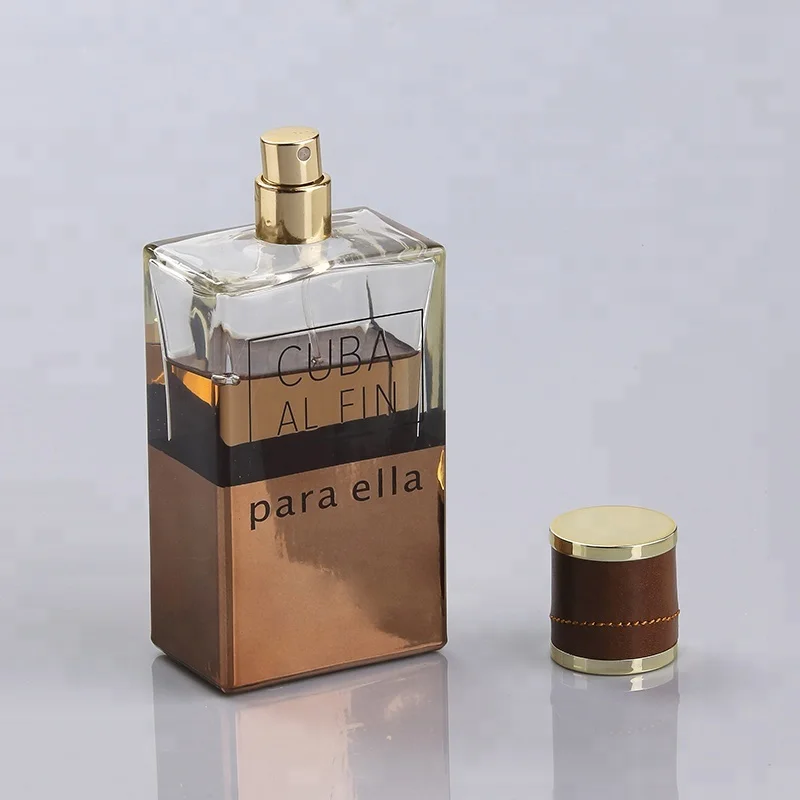 100ml luxury electroplating carving craft glass empty perfume spray bottle