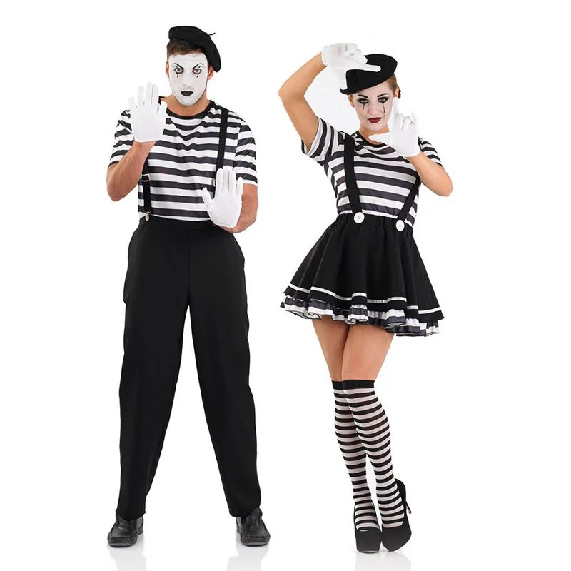 China manufacturer supplier wholesale OEM adult couple man woman tv & movie disguise party festival Carnival Halloween costumes
