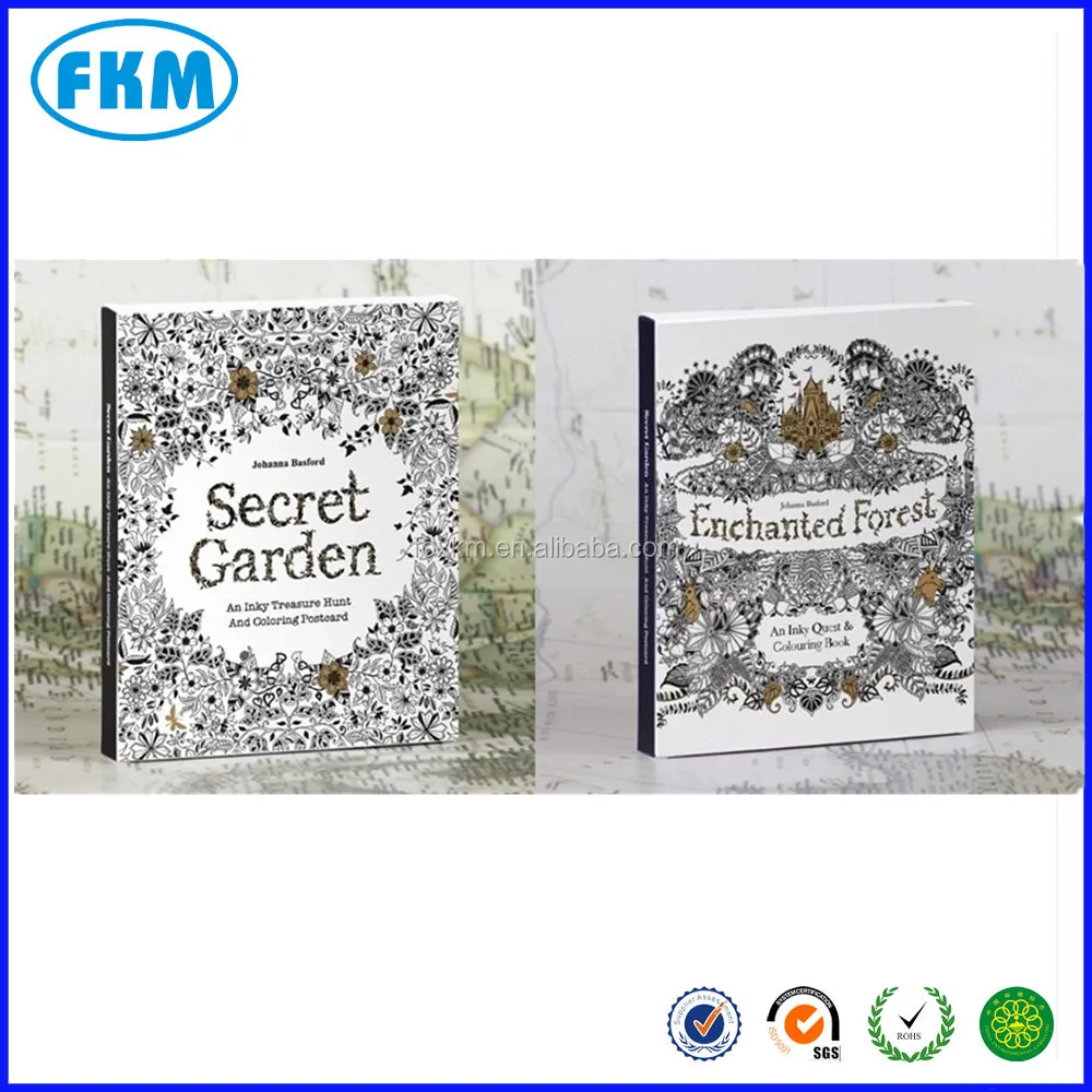Secret Garden, Enchanted Forest & Millie Marotta Animal Kingdom Colouring Books