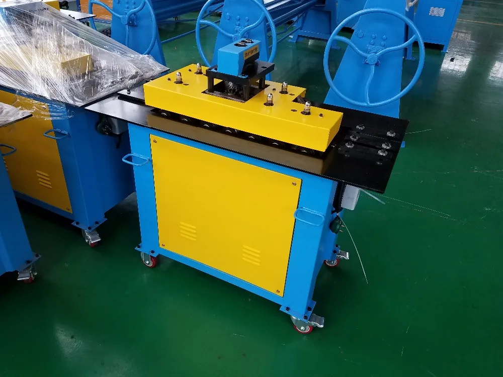 High quality multi function pittsburgh Lock Forming Machine Ventilation nipping machine