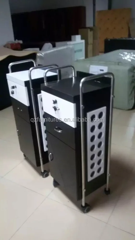 Hot sale salon hair product trolley price QZ-JX364