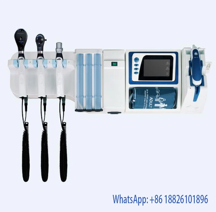 Medical Wall Mounted system with ophthalmoscope and otoscope