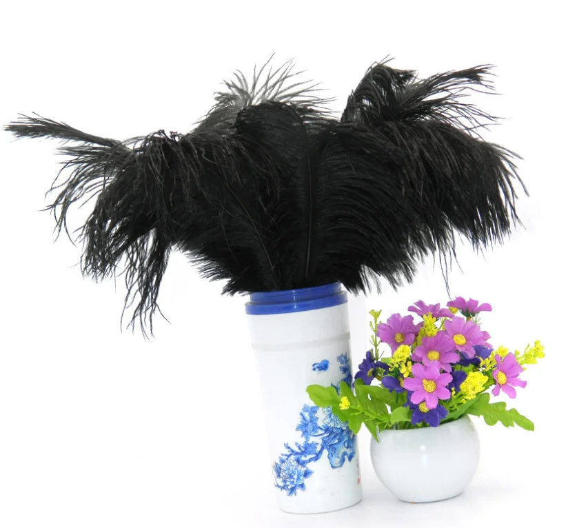
Wholesale price factory cheap price Natural Decorative White ostrich feathers for wedding decor feather 