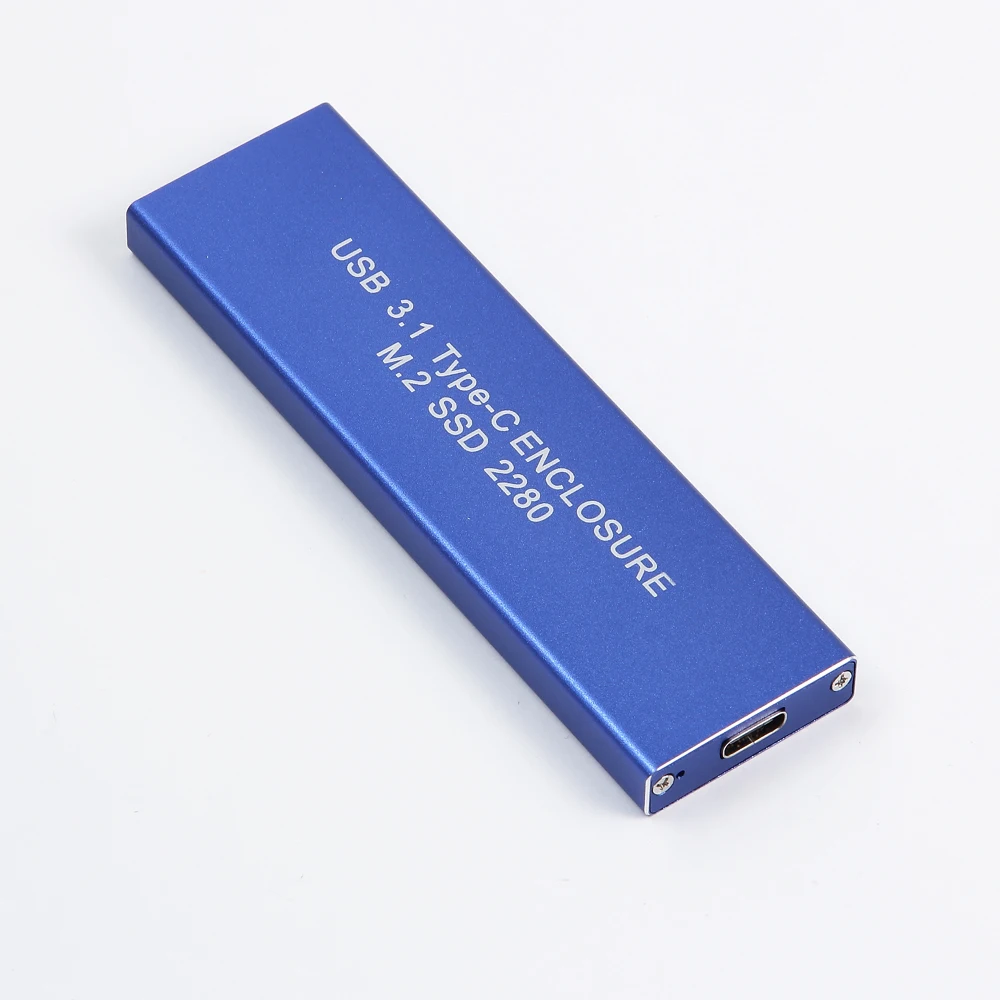 2019 новый стиль Meitk фабрики алюминиевый M.2 NGFF к USB3.1 Type-C мобильный жесткий диск коробка