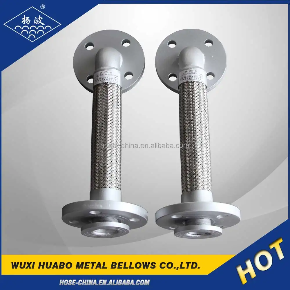 
Supply Yangbo stainless steel corrugated flexible metallic hose 