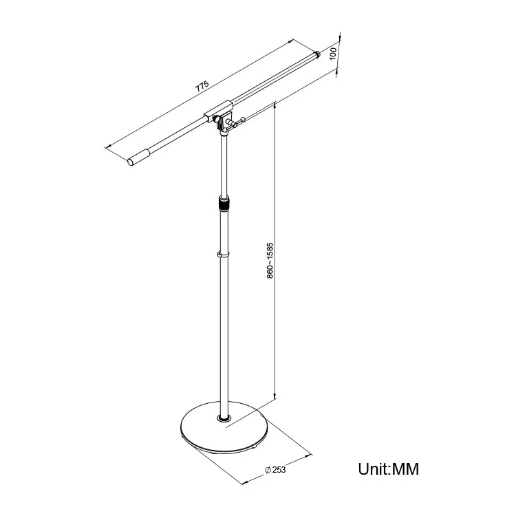 Factory Price  wholesale adjustable professional  Microphone Holder Stand