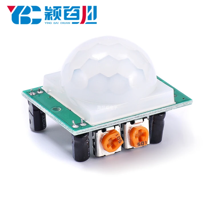 Adjust IR Pyroelectric Infrared PIR HC-SR501 Sensor Module HC-SR501 Green
