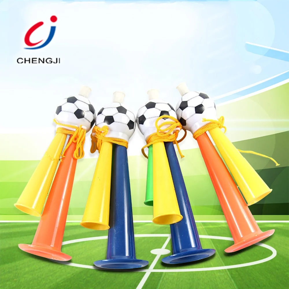
Hot selling cheering plastic sport fans cheap mini colors football horn 