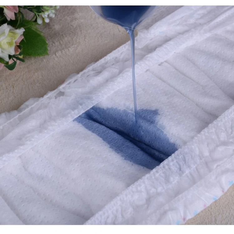 
high absorbent super dry japanese disposable pe film eco baby diaper sanitary napkin 