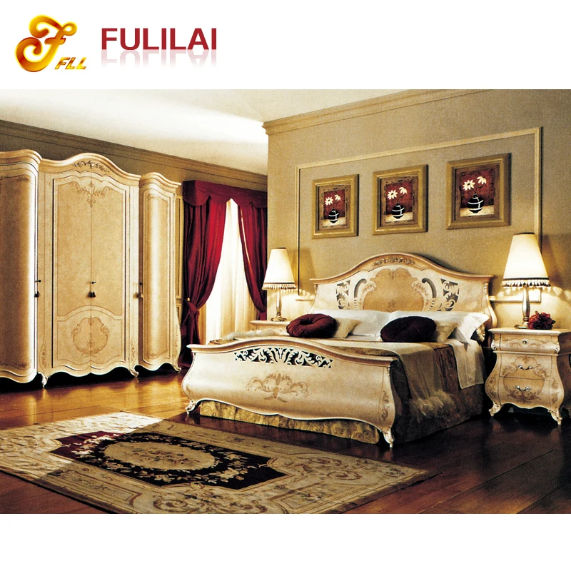 2019 High quality 5 Star Modern wood hotel bedroom furniture sets