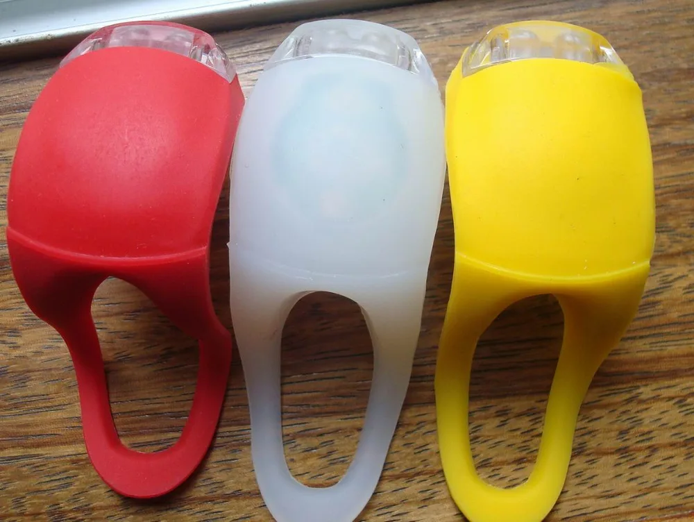 Силиконовый мини светодиодный фонарь для велосипеда светодиодные мини-фонари