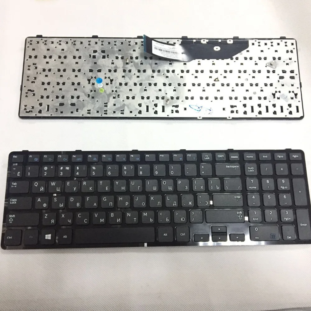 Высокое Качество Клавиатура Для Ноутбука Samsung NP350E7C NP500P7C RU клавиатура