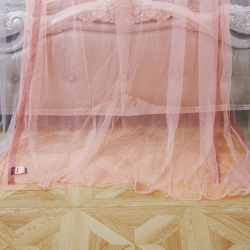 Europe Style Romantic 1.5m Round Top Custom Made Umbrella Adult Size Treated Hanging Luxury Mosquito Net