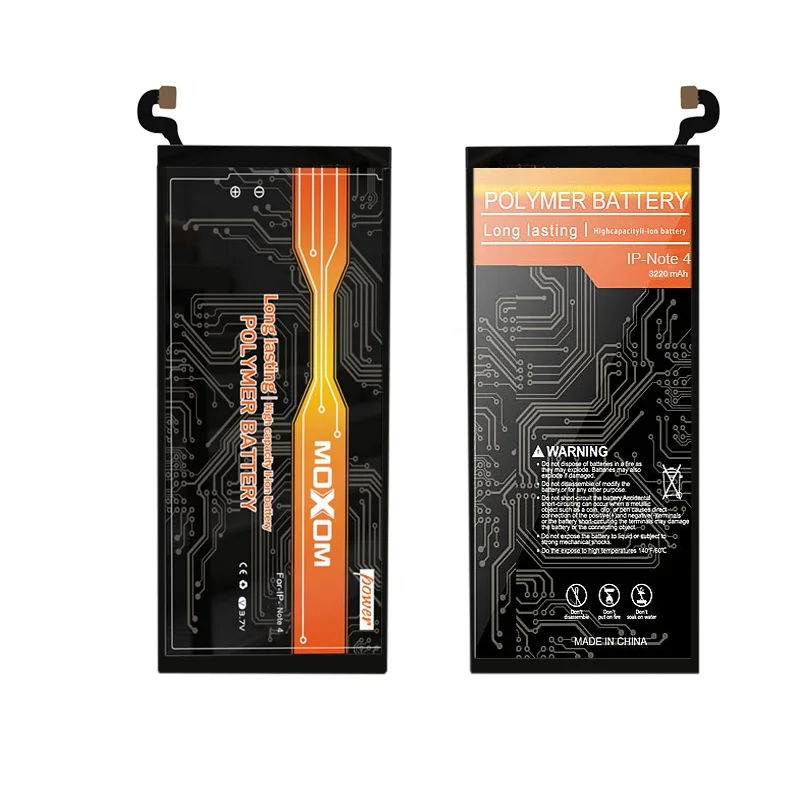 MOXOM Original Li-ion Mobile Phone Battery For Samsung Note 4 Smartphone Battery