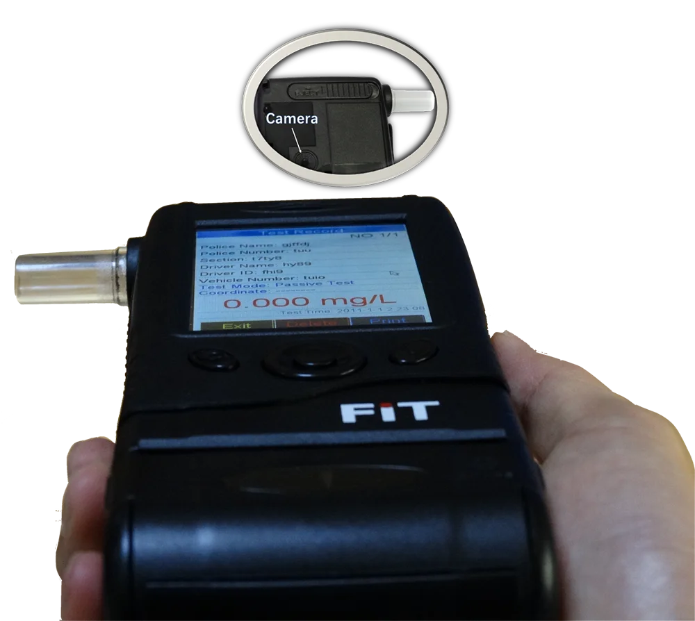  Тестер спирта FiT333 правоохранительных органов топливная клетка Алкотестер can print