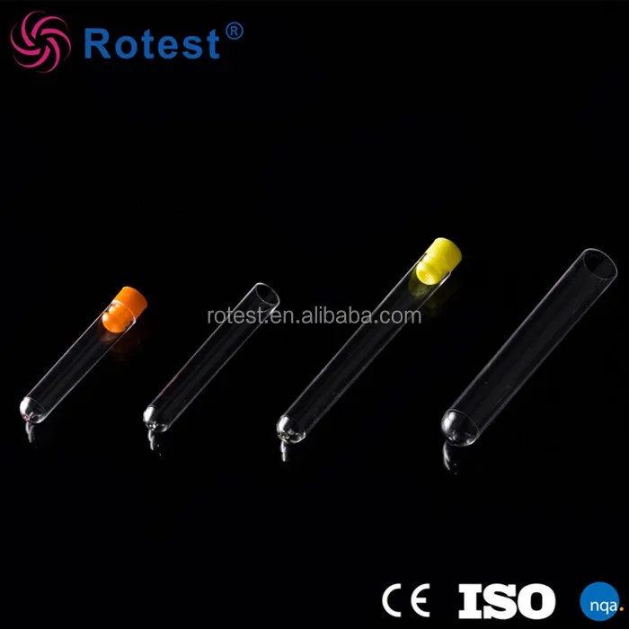 Круглая Нижняя стеклянная испытательная Трубка Контейнер/испытательная трубка сделано в Китае