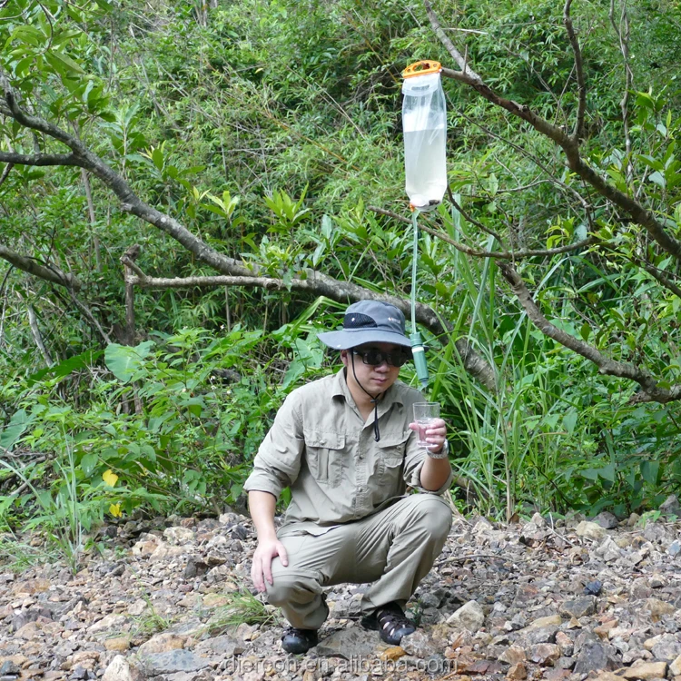 Diercon Outdoor Gear Mini Straw Water Filter Survival Kit Direct Drinking Fresh Water