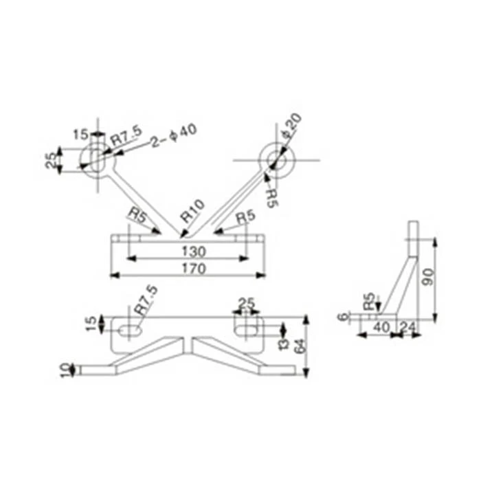 
Wall Stainless Steel Glass Fitting Accessories Curtain Walls Spider Routel <img data-src=