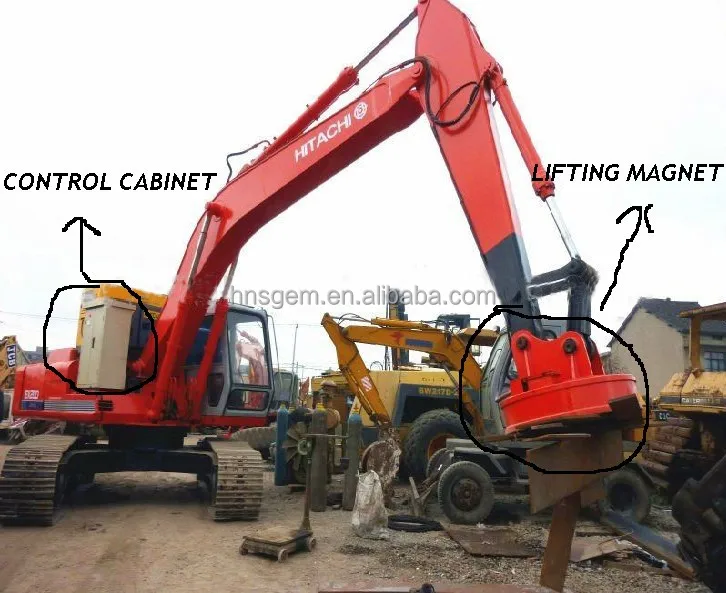 Scrap Lift Magnet For Excavator Magnet