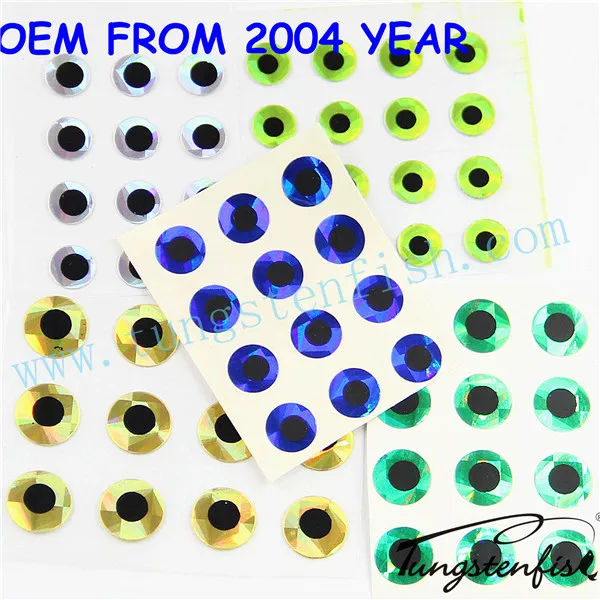 Special Color Fish Lure Eyes Stickers For Fishing Lures