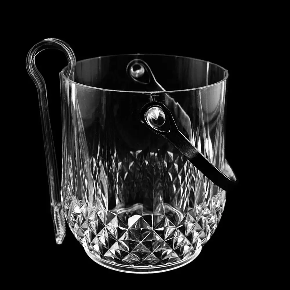 One bottle PS Ice Buckets With Tongs SW-7702A