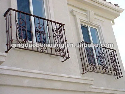 New balconies design window forged ornamental iron windows