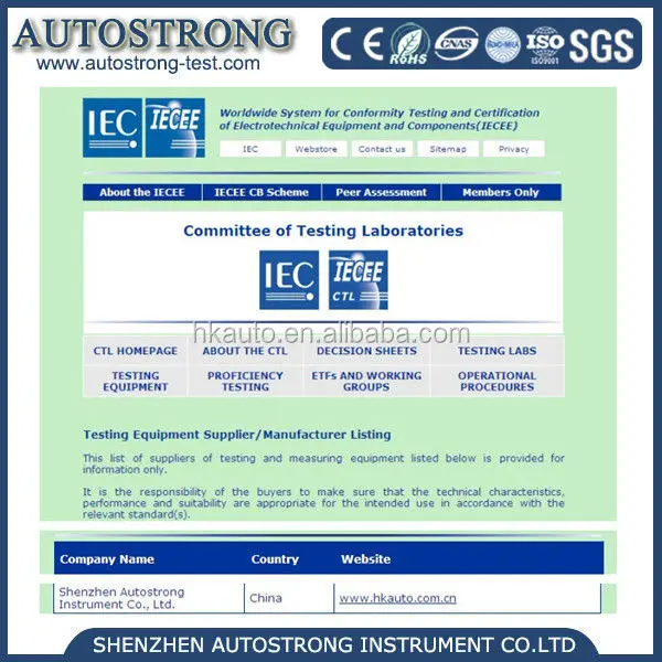 IEC60065 Electrical Resistivity Measuring Instruments