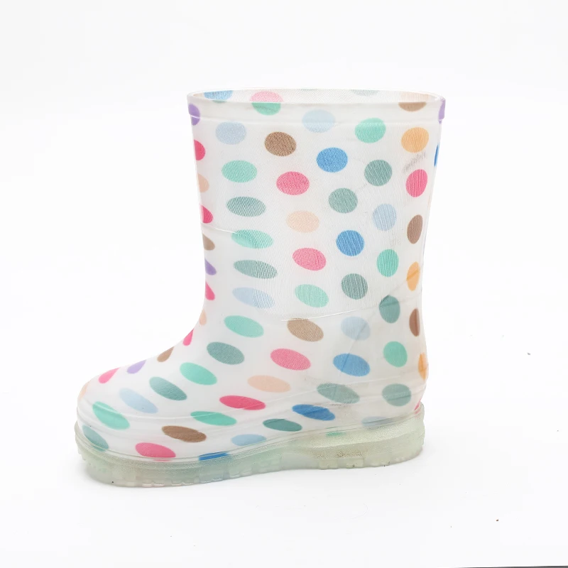 
New design waterproof kid monogrammed PVC jelly shoes 