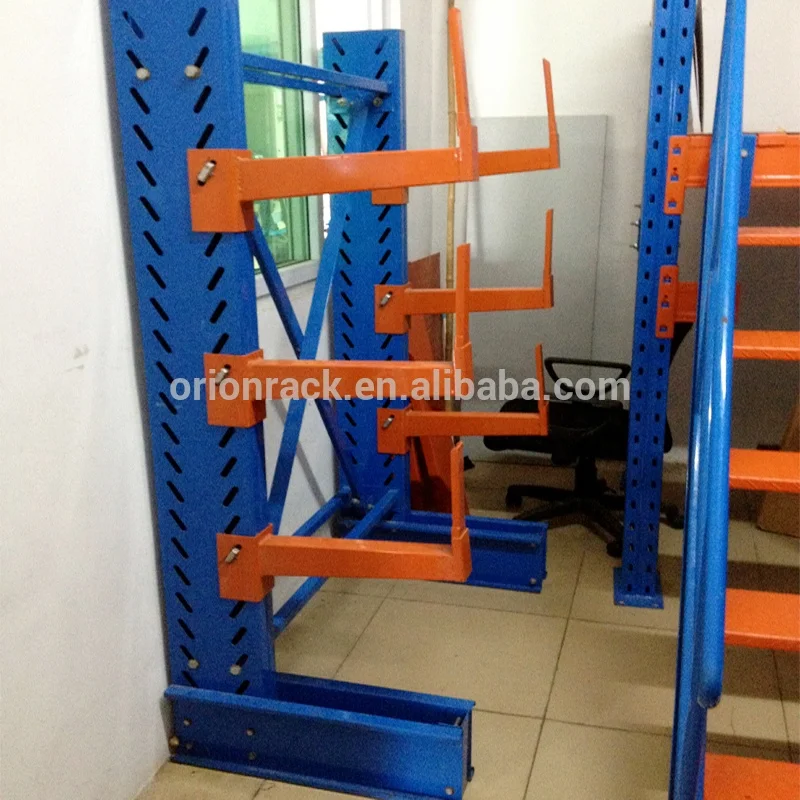 Car Cantilever Racking System steel pipe warehouse storage cantilever rack