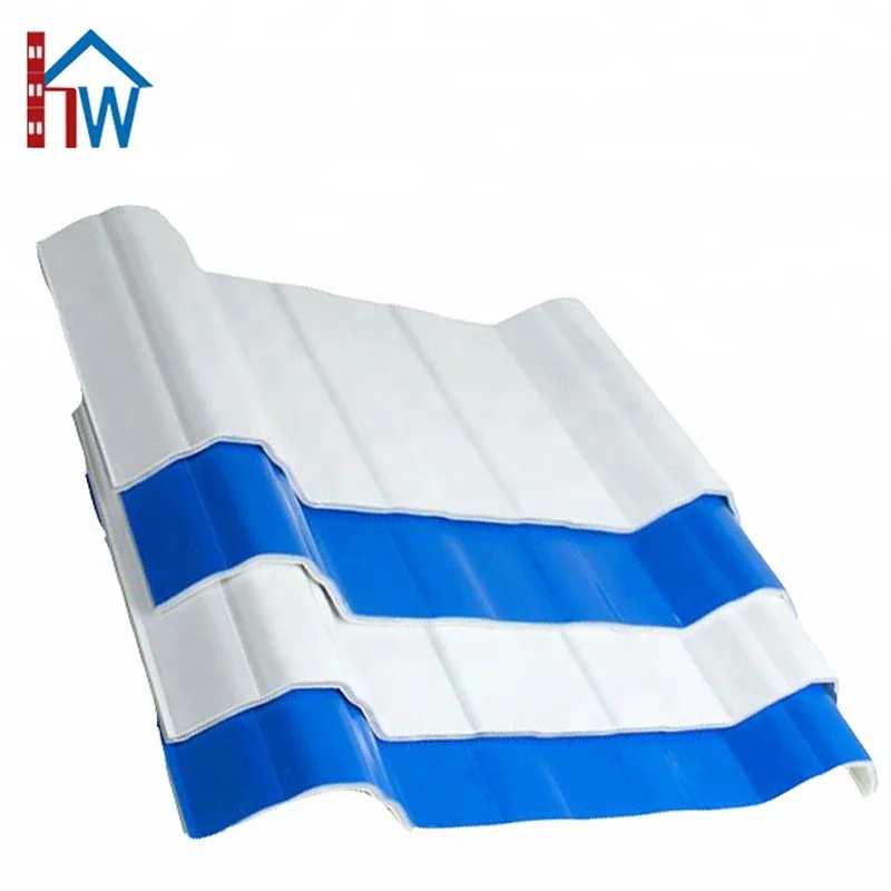 
Corrugated plastic 3 layers heat insulation ASA upvc roofing sheet 