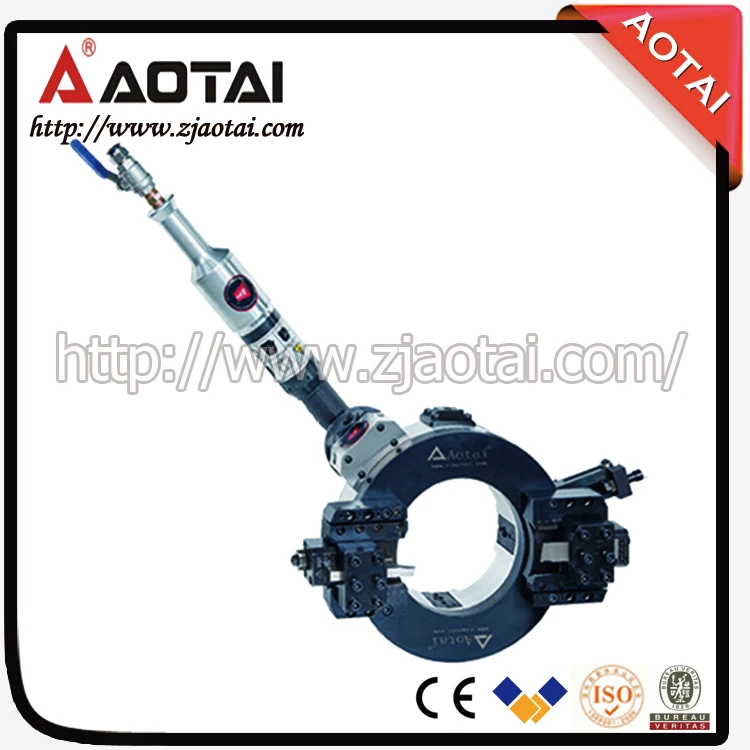 AOTAI Manufacturing Efficient ISD-219 Outter Mounted Eletrical Pipe Cutting and Beveling Machines