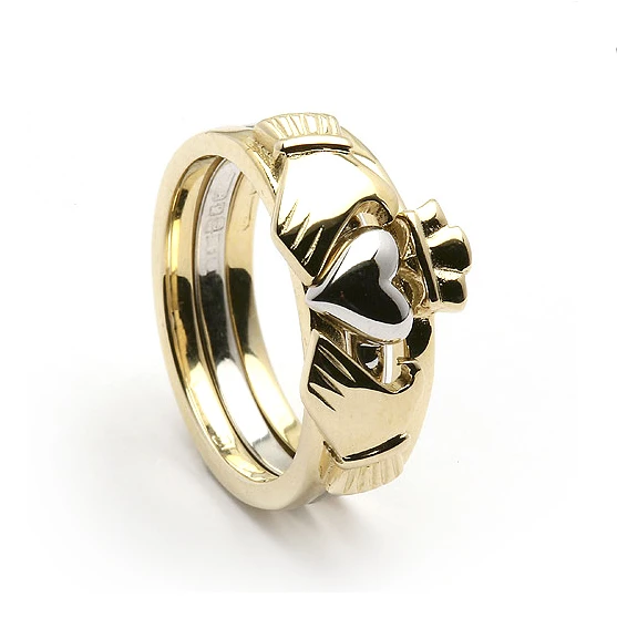 China Supplier 925 Silver lover claddagh ring sets